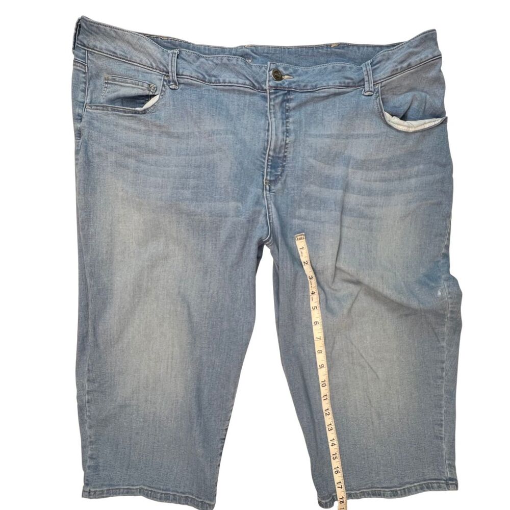 Riders by Lee Indigo Capris Womens 26 Blue Denim Light Wash Casual Everday Pants - Picture 5 of 10